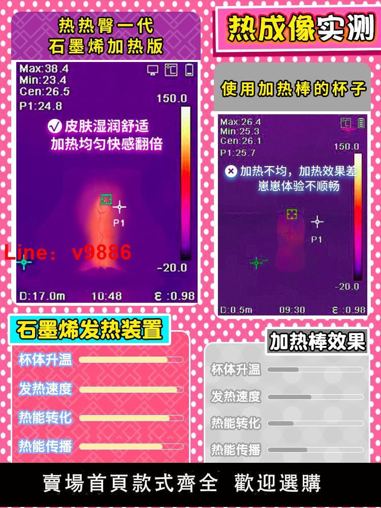 【臺灣公司 超低價】YUU熱熱臀飛機杯加熱大屁股恆溫名器男用陰臀倒模極上生腰半身fjb