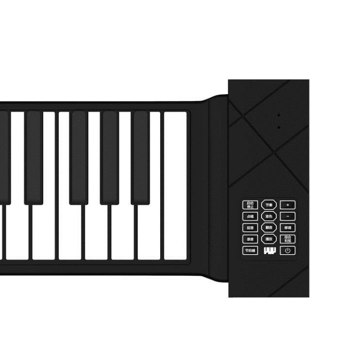 手捲鋼琴88鍵盤專業家用女初學者幼師宿舍簡易摺疊電子鋼琴便攜式 全館免運