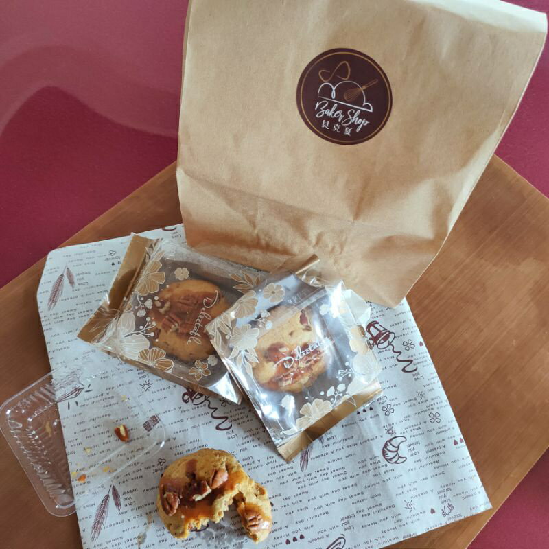 【BakerShop 貝克夏】胡桃焦糖手工餡餅 || 袋裝225克，約5塊 2