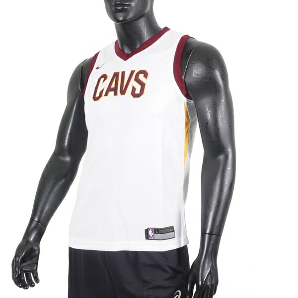 Nike NBA [WZ2B7BZ1W-CAV] 青少年 球衣 籃球背心 背心 V領 騎士 白紅