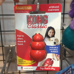 J大叔寵物生活館 Kong 經典壺蘆 耐咬 益智玩具狗狗最愛 幼犬 S