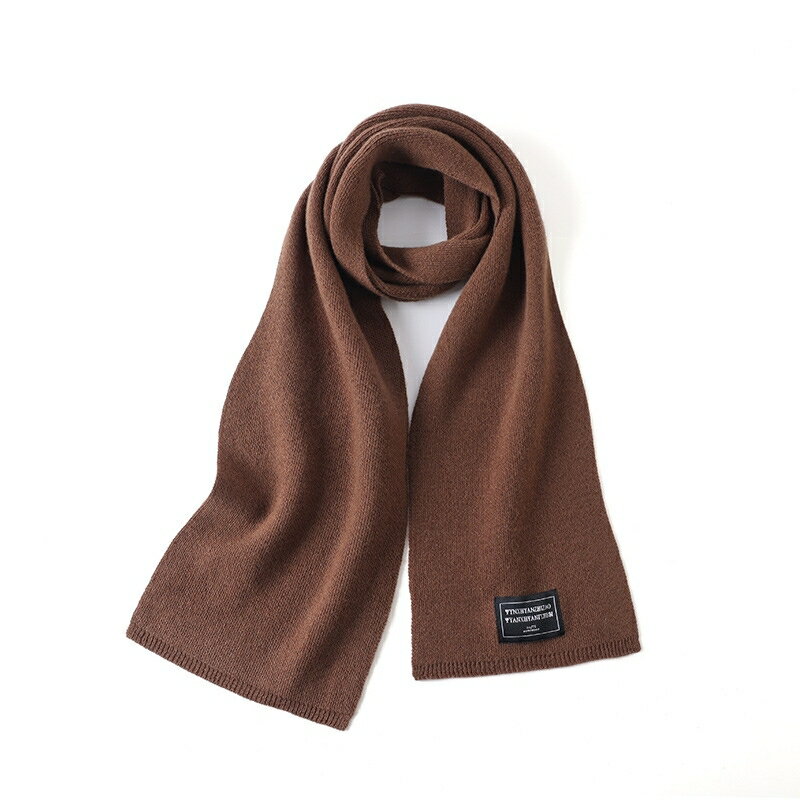 羊毛圍巾披肩-純色簡約百搭保暖男女配件11色74hl1【獨家進口】【米蘭精品】 4