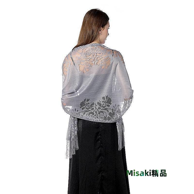 【阿公保護】旗袍披肩 禮服披肩 蕾絲披肩 甜美蕾絲披肩新娘伴娘婚紗禮服旗袍披肩空調披肩柔軟晚宴披肩女（滿599元）-Misaki精品