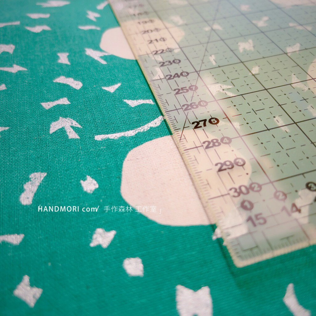 手作森林 台灣製【止滑定規尺】16x32cm 拼布尺 裁尺 裁布 厚度3mm Sew Mate 1