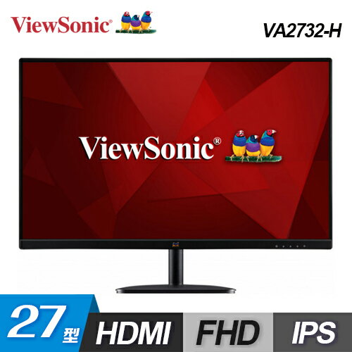 【ViewSonic 優派】VA2732-H 27型 IPS薄邊框顯示器【三井3C】