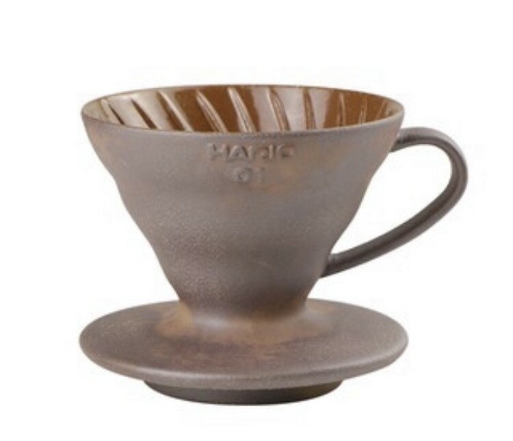 金時代書香咖啡 HARIO V60 老巖泥濾杯 1-2人份 VDCR-01-BR(下單前需詢問商品是否有貨LINE@ID:@kto2932e)