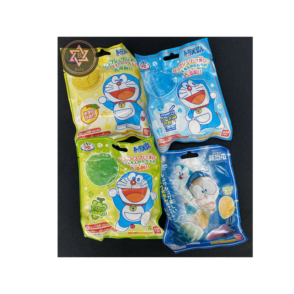 『布拉小舖』【臺灣現貨】日本 哆啦a夢入浴劑 卡通泡澡球 沐浴球