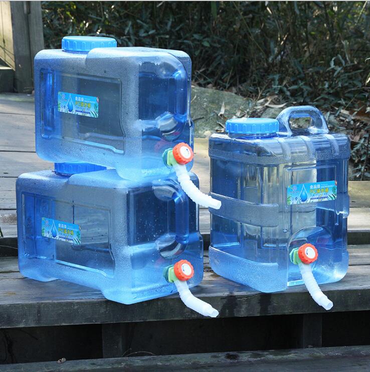 PC級材質 用PC級水桶戶外水桶車載儲水帶龍頭大容量用礦泉水桶蓄水桶大水桶純凈水箱