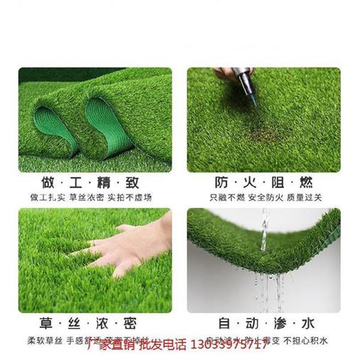 模擬草坪綠化室外塑膠圍擋戶外人工地毯陽臺門球R場綠色假草皮鋪