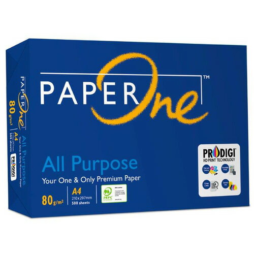 PAPER ONE 80P A4(藍包) 影印紙/多功能紙 (5包/箱)