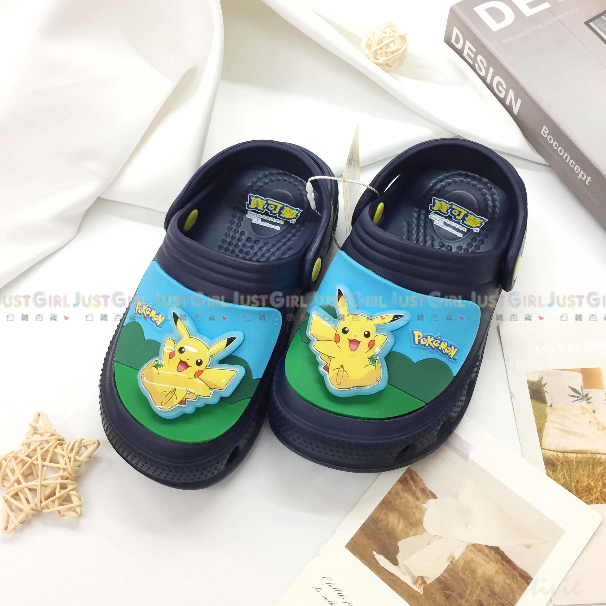 預購-兒童花園鞋 17-21cm-皮卡丘 神奇寶貝 寶可夢 POKEMON 正版授權