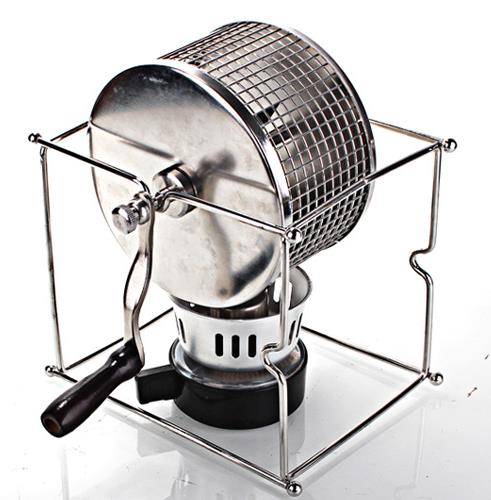 手搖家用烘豆機咖啡豆烘焙機小型不銹鋼滾輪烤豆機