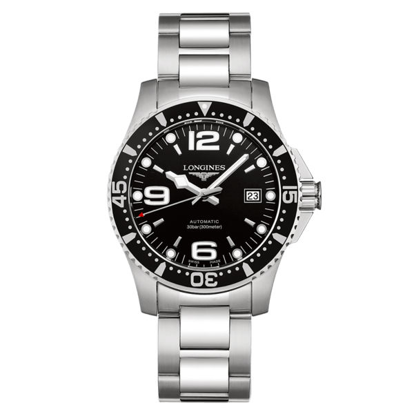 LONGINES浪琴錶 L37424566 HydroConquest 深海征服者浪鬼機械腕錶/黑面41mm