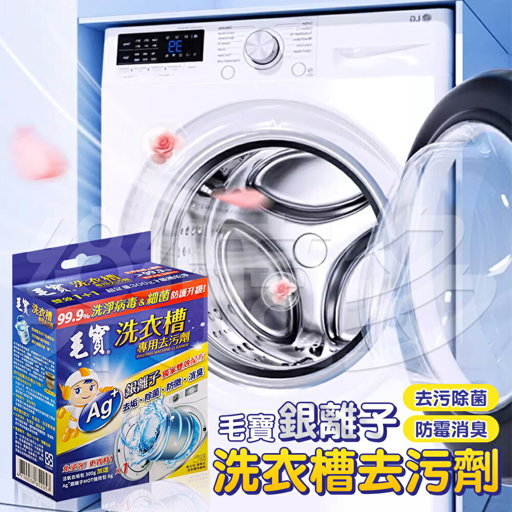 毛寶洗衣槽專用去汙劑 300g+6g/包 SIN1213 洗衣槽清潔 洗衣機清潔