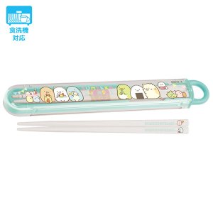 大賀屋 日本製 角落生物 筷子 餐具 收納盒 環保筷 環保餐具 環保筷子 餐具收納 角落小夥伴 正版 J00030636