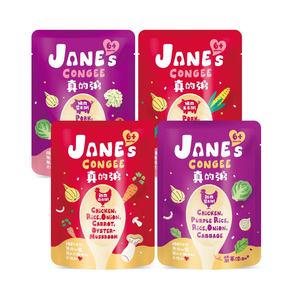 Jane's Congee 真的粥 寶寶粥 150g/包 4款可選