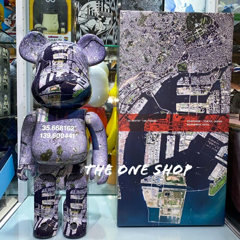 BE@RBRICK Benjamin Grant OVERVIEW TOKYO 東京東京空照圖街景圖東京