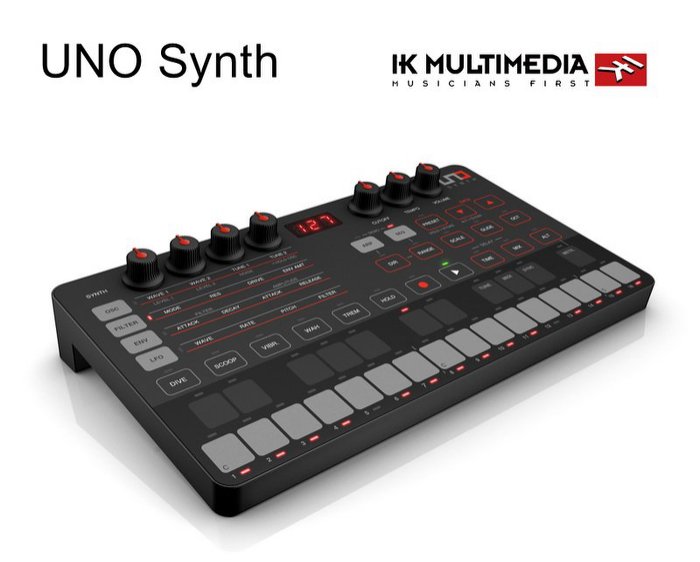 [公司貨免運] IK Multimedia UNO Synth 模擬合成器｜旗艦級綜合音色控制 一年保固【唐尼樂器】