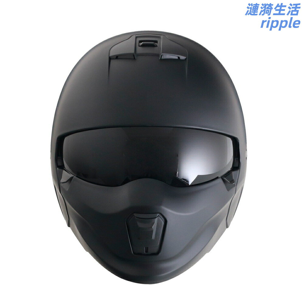 【升級版LED尾燈】蠍子盔 戰士盔 全罩安全帽 3/4安全帽 機車安全帽 電動車安全帽 可充電鋰電池 LED警示燈 夜間騎行 外貿工廠專供 高品質