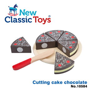 《荷蘭 New Classic Toys》木製 巧克力蛋糕切切樂 10584 東喬精品百貨