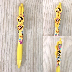 真愛日本 9031900040 彩圖貼筆夾滑動黃自動筆 迪士尼 米奇 米老鼠 自動筆 鉛筆 文具 自動鉛筆 書寫用具