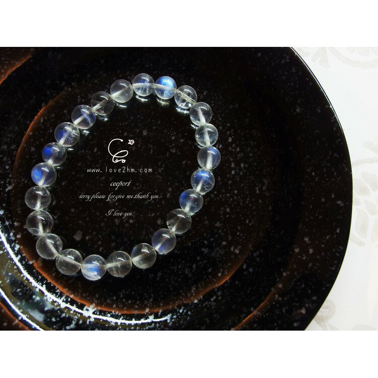 月光石 6982/月光石/水晶手鍊/ [晶晶工坊-love2hm]