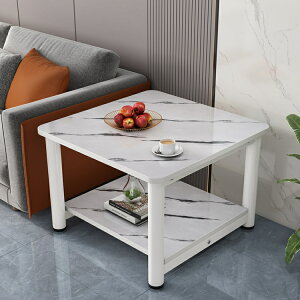 小方桌小茶幾小戶型小沙發邊幾迷你簡約現代方幾角幾簡易家用雙層