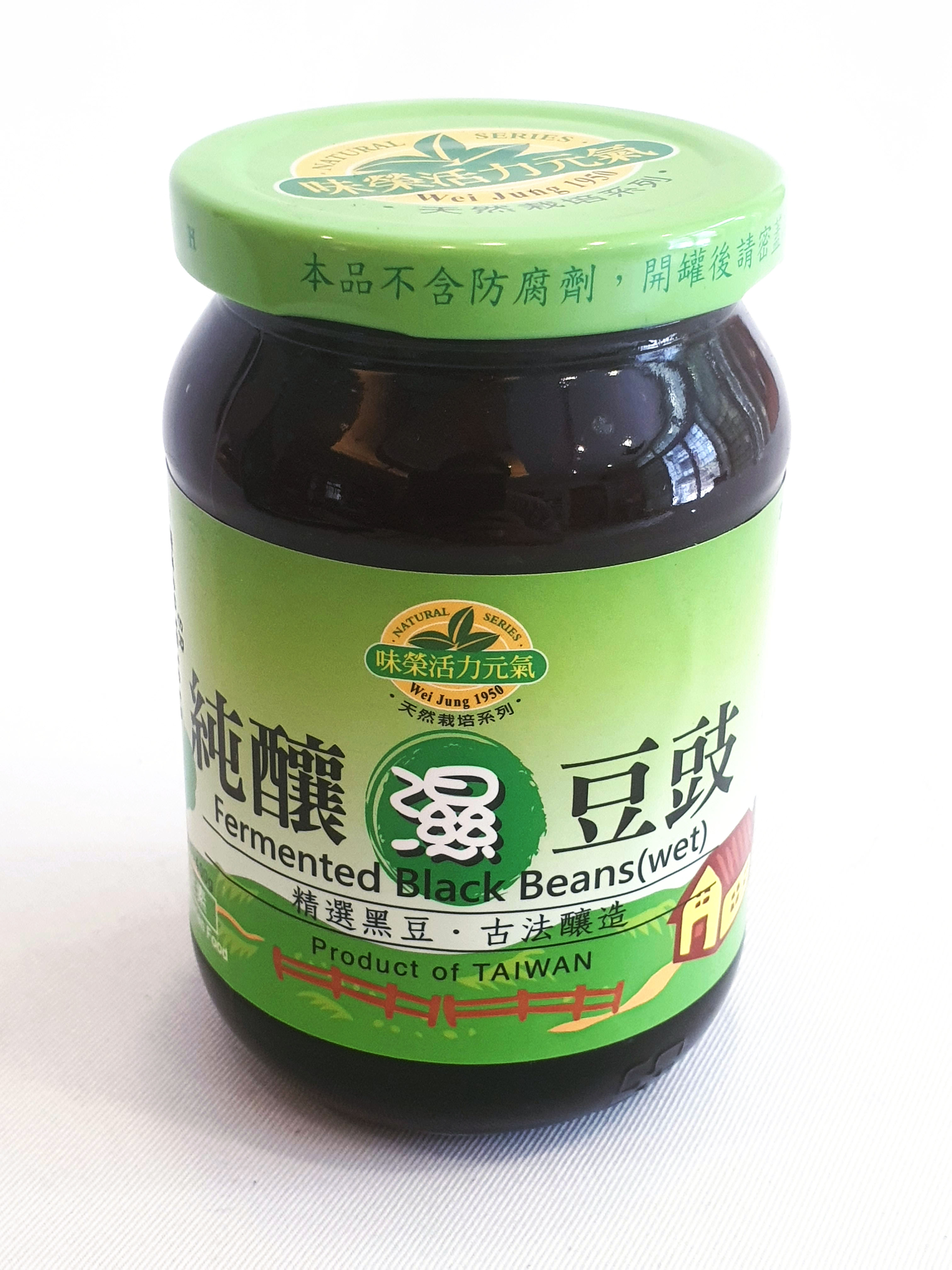 味榮 純釀濕豆豉 全素 400公克/罐 (台灣製造)