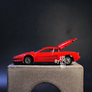 1/87 HERPA 賀寶法拉利 Ferrari Testarossa 紅色塑料 引擎蓋可揭