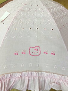 【震撼精品百貨】Hello Kitty 凱蒂貓 HELLO KITTY蕾絲陽傘-50CM#85456 震撼日式精品百貨