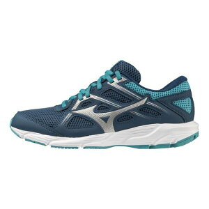 Mizuno Spark 8 [K1GA230472] 女 慢跑鞋 運動 休閒 輕量 支撐 緩衝 彈力 美津濃 藍 銀