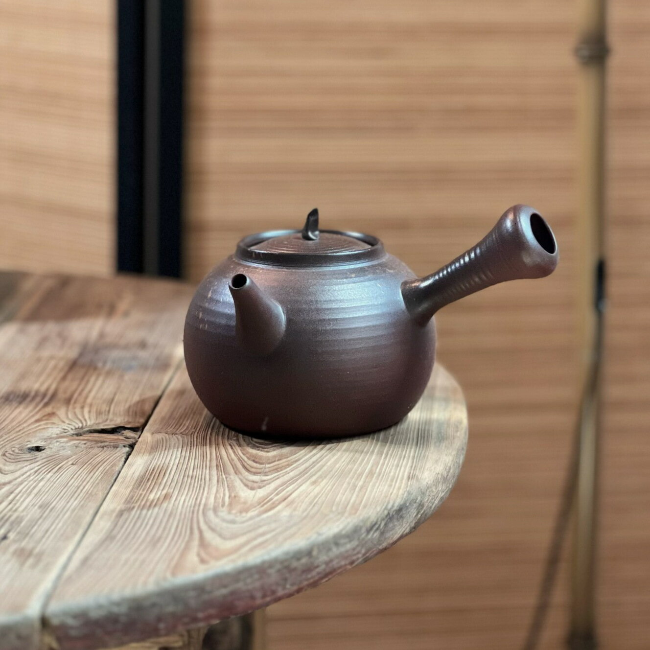 【喜挖】紫泥新中式砂銚壺家用柴燒燒水壺電陶爐養生側把陶壺炭爐泡茶煮茶