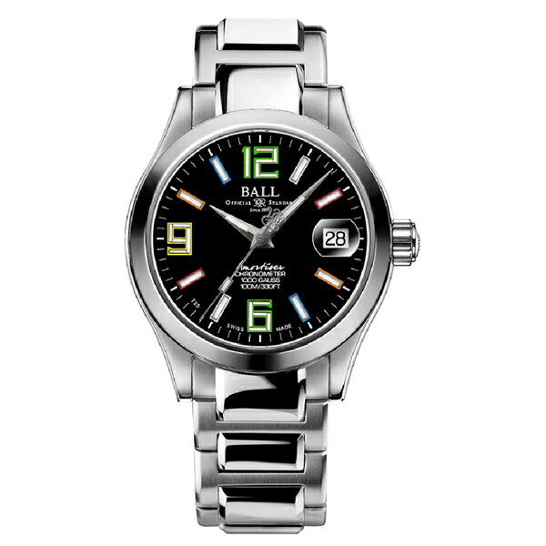 B3_ BALL 波爾錶】 Engineer III Pioneer II  NL9616C-S5CJ-BKR 天文台認證彩虹燈管機械腕錶 36mm｜樂天全館特惠中★指定刷卡回饋10%