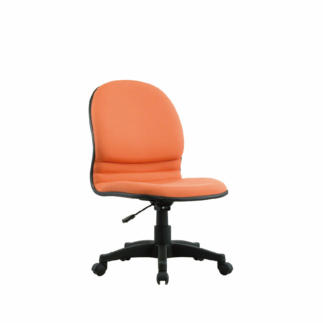 露西辦公椅 低背(無扶手)-橘 LC03G