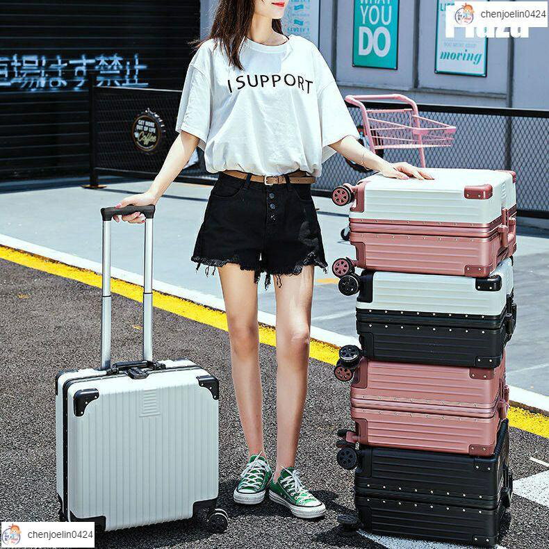 迷你行李箱 輕便小型登機箱 拉桿箱包 20寸女 密碼旅行箱子 小號18寸韓版旅行箱 多功能行李箱 大容量