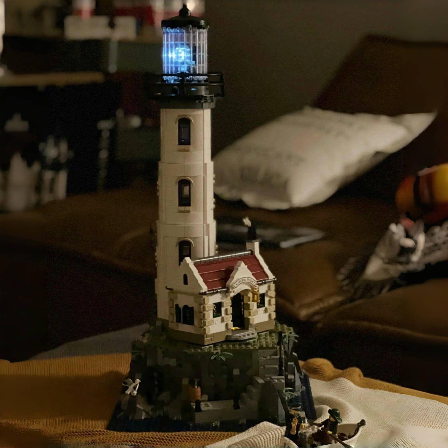 物美價廉】【48小時發貨】兼容樂高電動燈塔積木3d立體建筑模型街景系列拼裝| 雲上精品百貨| 樂天市場Rakuten