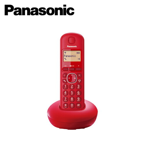 【Panasonic 國際牌】DECT 數位式無線電話 KX-TGB210 紅色【三井3C】