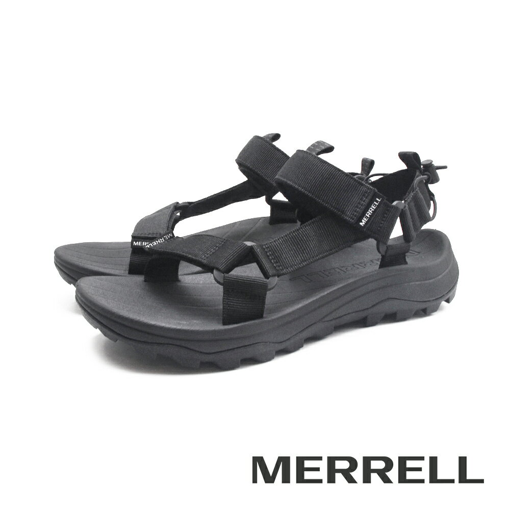 MERRELL(男)SPEED FUSION WEB SPORT厚底水陸兩棲涼鞋 男鞋-黑色