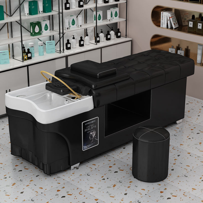 【最低價】【公司貨】理發店專用搭配熱水器熏蒸水循環頭療洗頭床發廊美容院泰式全躺床 3