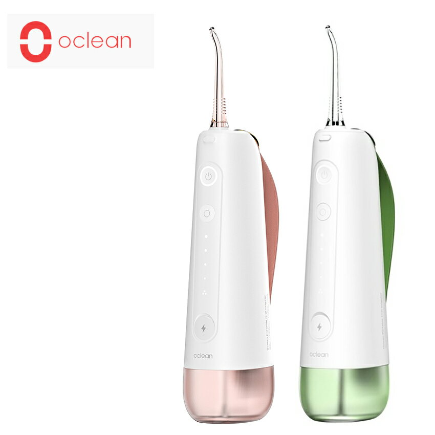 【Oclean 歐可林】W10便攜式電動沖牙器 (油柑綠/蜜桃粉)