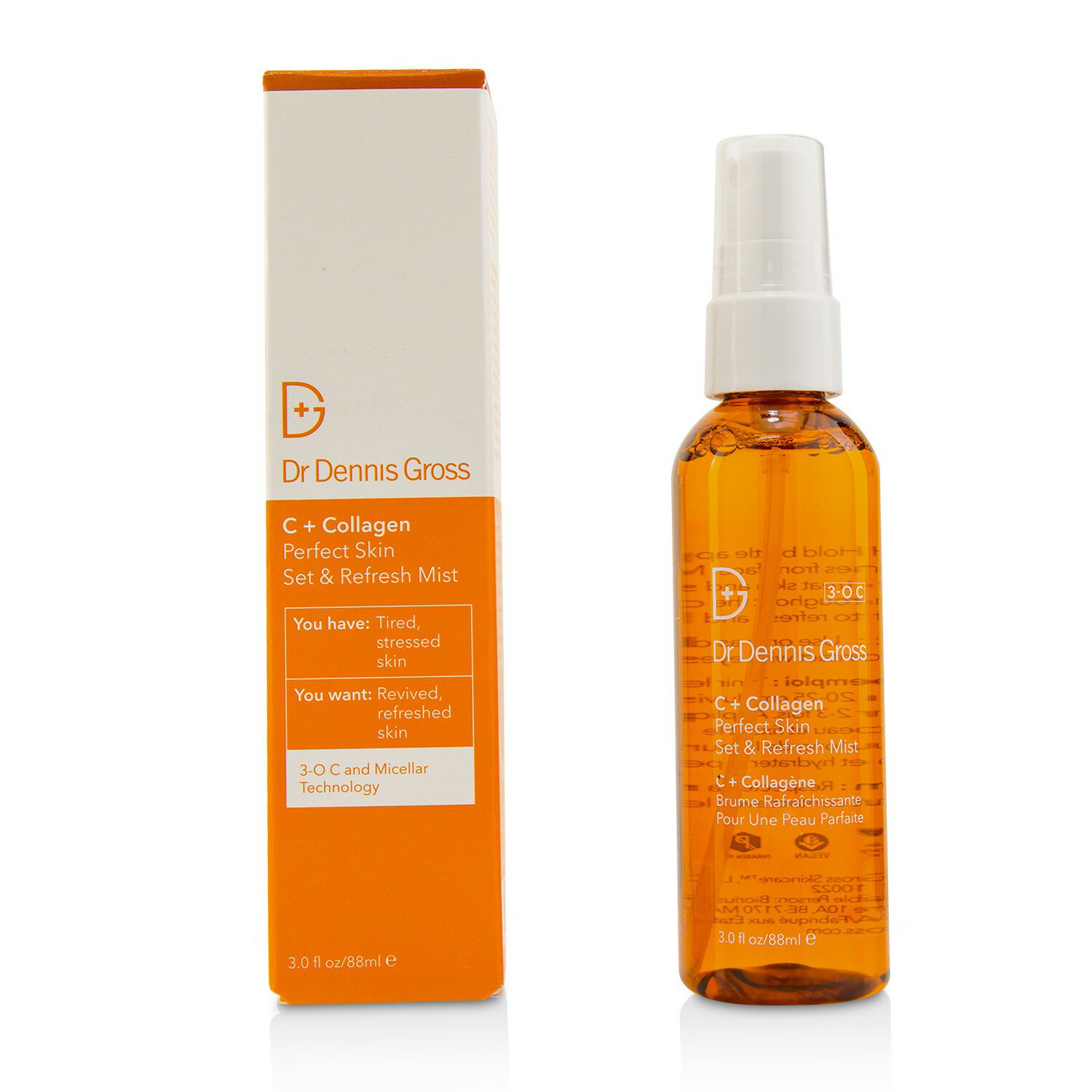 葛羅士博士 Dr Dennis Gross - C +膠原蛋白完美肌膚系列和清爽噴霧C + Collagen Perfect Skin Set & Refresh Mist
