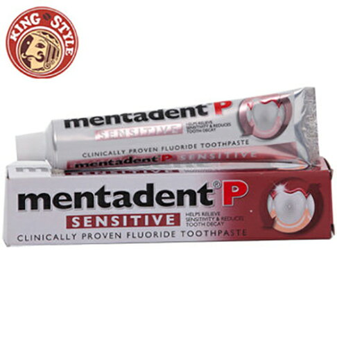【Mentadent】美達淨牙膏 敏感性專用牙膏 SENSITIVE   紅色 100ml 0