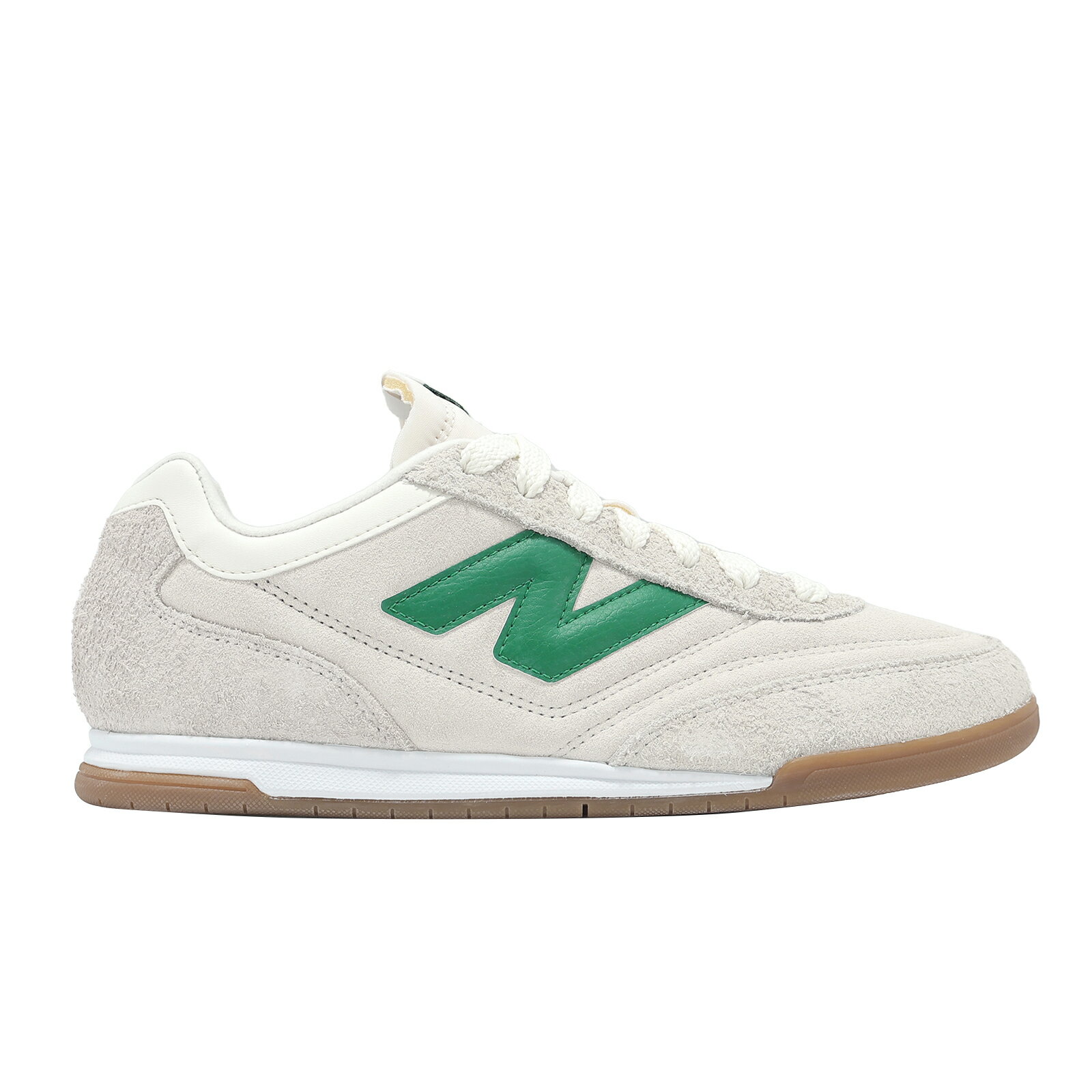 New Balance NB 休閒鞋 RC42 男鞋 女鞋 米白 綠 麂皮 低筒 膠底 復古 情侶鞋 NB 4