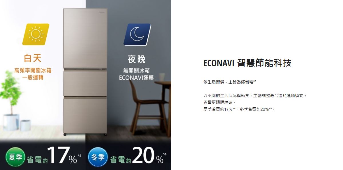 【Panasonic 國際牌】日系上質系列 無邊框鋼板3門電冰箱 NR-C384HV ★僅竹苗地區安裝定位 9