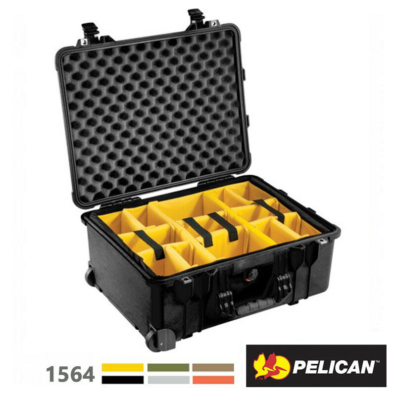 【EC數位】美國 派力肯 PELICAN 1564 氣密箱 含隔層 防撞箱 防水 防爆 防震 防塵 耐衝擊 滑輪