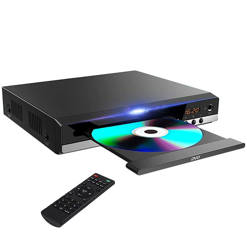 跨境熱銷新款DVD229影碟機EVD學生cd機家用VCD高畫質護眼碟片播放器【北歐家居生活】