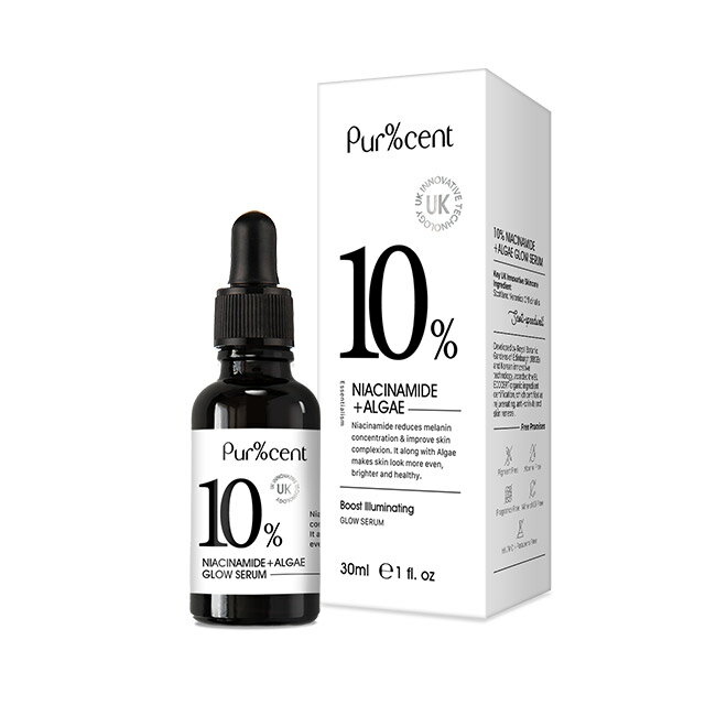 PUR%CENT璞珥森 10%菸醯胺+極光藻煥白精華30ml 1