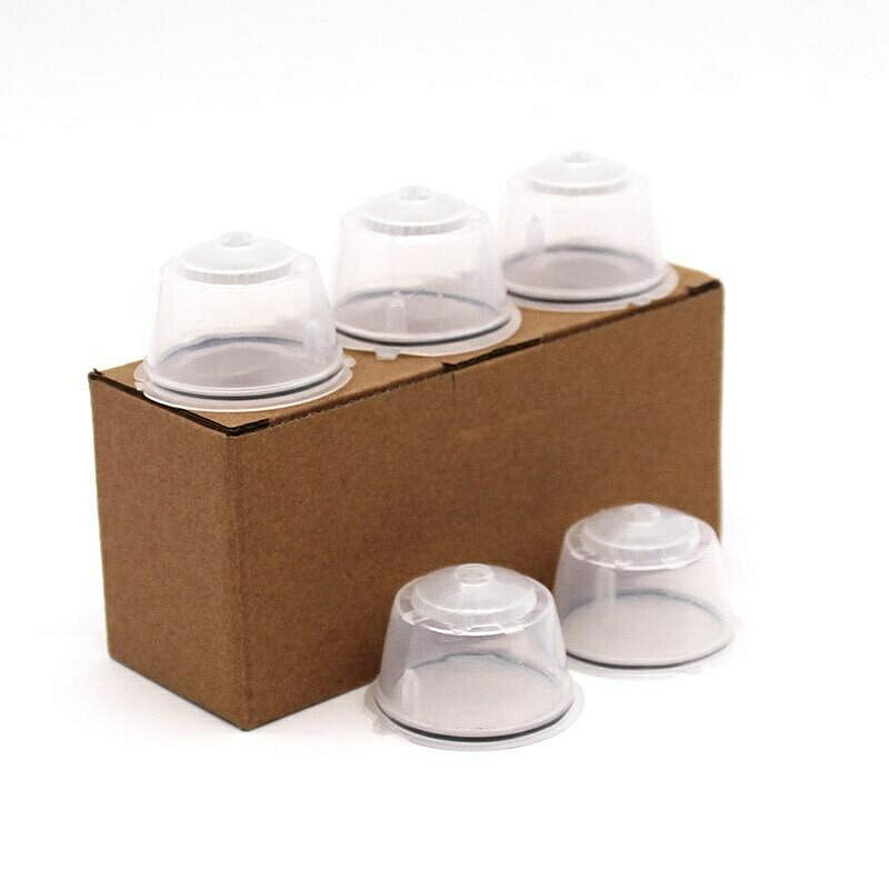 （咖啡用品與配件）Pc 5PCS 可重複使用的雀巢 Dolce Gusto 咖啡膠囊過濾杯可再裝濾籃帽可重複使用的勺子