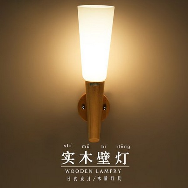 【威森家居】北歐 實木椎杯壁燈 現貨原木工業風現代簡約復古吸頂燈吊燈壁燈大廳客廳臥室陽臺燈具LED設計師 L160816