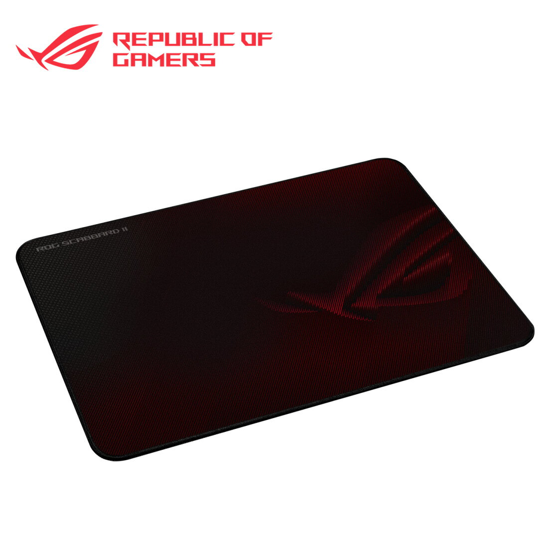 【ASUS 華碩】ROG SCABBARD II Medium 電競滑鼠墊【三井3C】